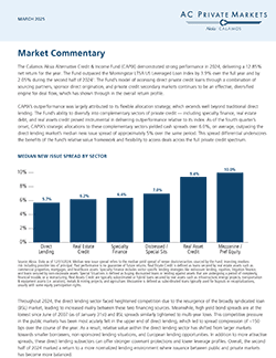 Calamos Aksia Alternative Credit and Income Fund Commentary thumbnail